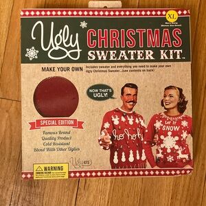 Ugly Christmas Sweater Kit - Red
